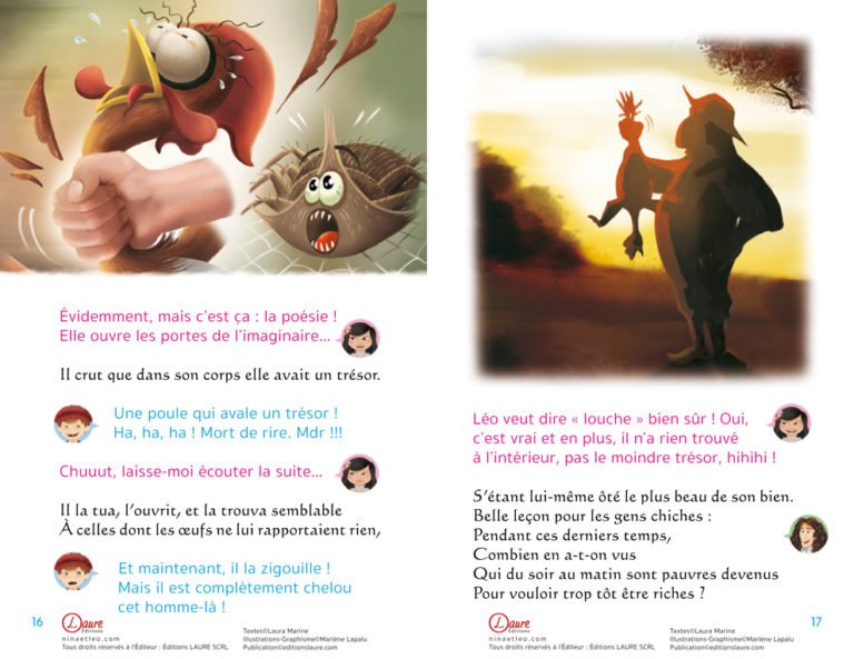 La poule aux oeufs d'or - Nina et Léo